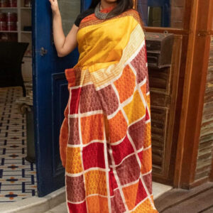 Block Print Saree