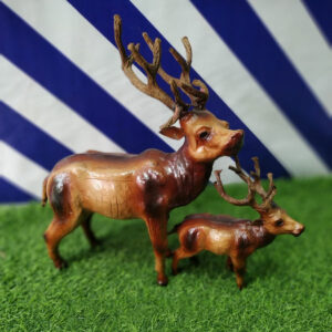 Leather Make Deer with Fawn