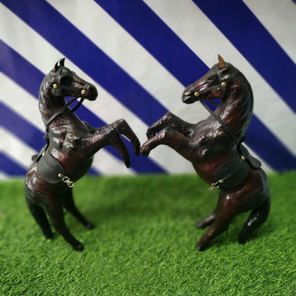 Two Horses in Leg High Position
